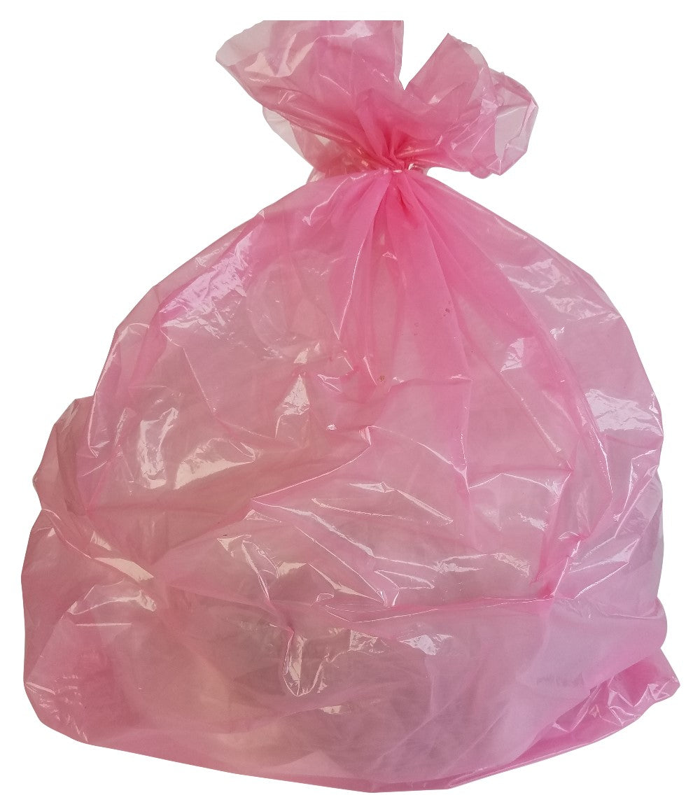 Pink Thing of the Day: Pink Garbage Bag Project