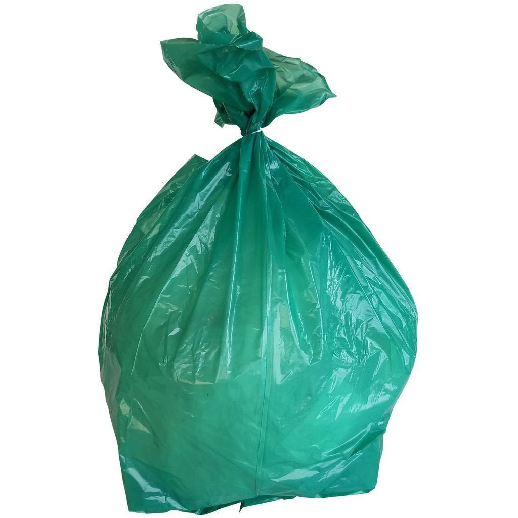PlasticMill 33 Gallon, Clear, 1.3 mil, 33x39, 50 Bags/Case, Garbage Bags / Trash Can Liners.