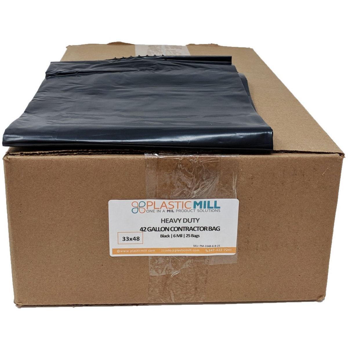 42 Gallon 3 Mil Thick Heavy Duty Contractor Bags - Professional Cleaning  Supply