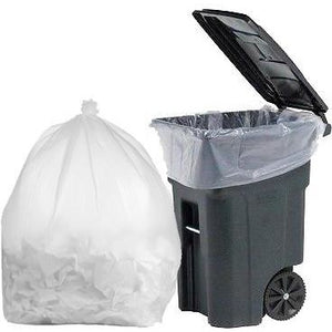 Dualplex 95-100 Gallon Black Trash Bags 2 Mil, Garbage bag 25 Bags Per Case  61 X 68