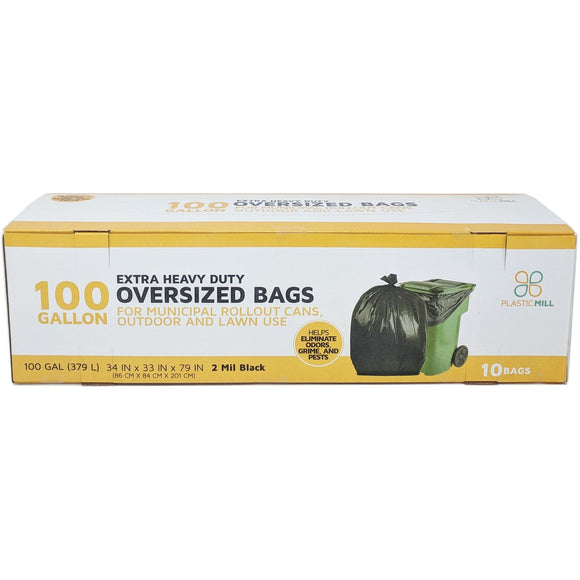 100 Gallon Trash Bags SUPER BIG MOUTH TRASH BAGS® - 30 Count