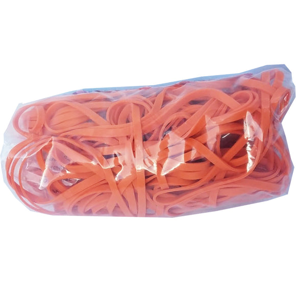 PlasticMill Rubber Bands - #33 Size - Orange Rubberbands - 2LB/1000 Count