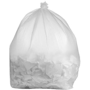 95 Gallon Contractor Bags: Clear, 3 Mil, 61X68, 25 Bags.
